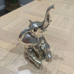 Vintage silver elephant